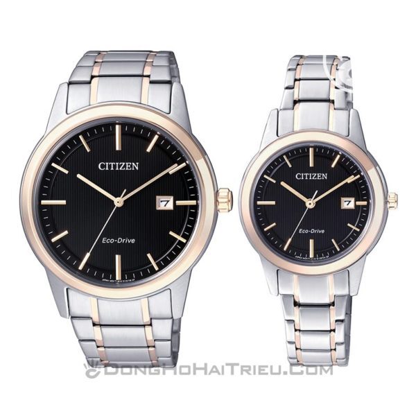 Đồng hồ đôi Citizen AW1238-59A và FE1088-50A
