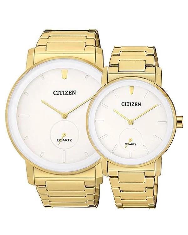 Đồng hồ đôi Citizen BE9182-57A-EQ9062-58A
