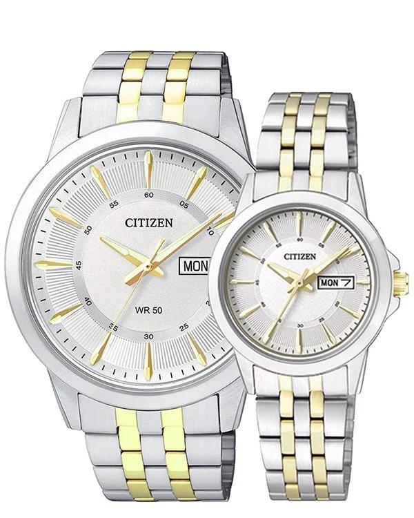 Đồng hồ đôi Citizen BF2018-52E-EQ0608-55E