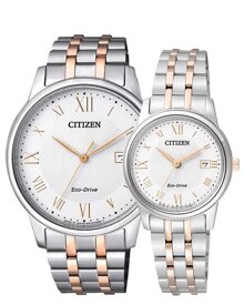 Đồng hồ đôi Citizen BM6974-51A và EW2314-58A