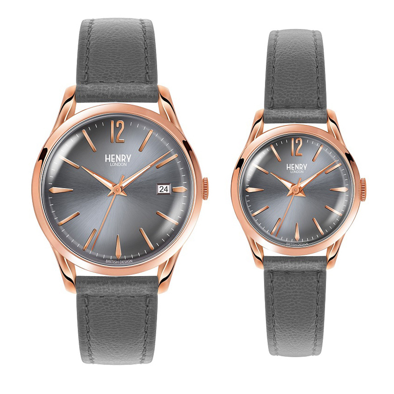 Đồng hồ đôi Henry London HL39-S-0120 - HL25-S-0194 Finchley