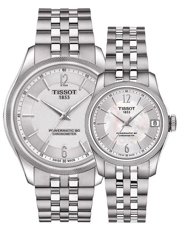 Đồng hồ đôi Tissot T108.408.11.037.00 và T108.208.11.117.00
