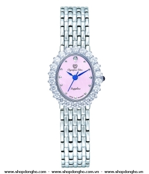 Đồng hồ kim nữ Olympia Star OPA28006DLS - Màu trắng, đen, hồng