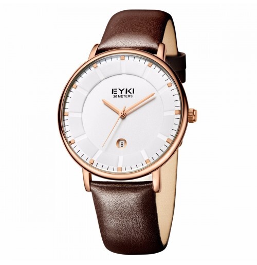 Đồng hồ nam dây da Eyki EY046