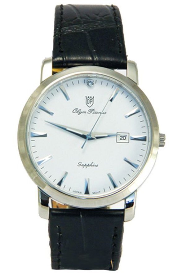 Đồng hồ nam dây da Olym Pianus OP130-10MS