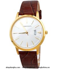 Đồng hồ nam dây da Romanson TL4201MGWH
