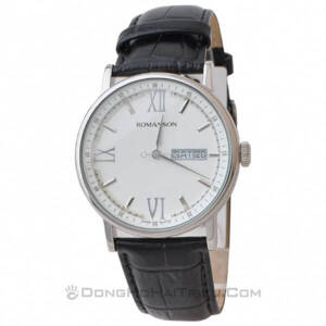 Đồng hồ nam dây da Romanson - TL1275MWWH