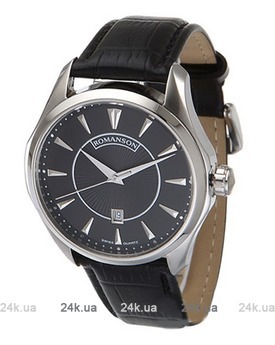 Đồng hồ nam dây da Romanson TL0337MWWH