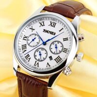Đồng hồ nam dây da Skmei 9078