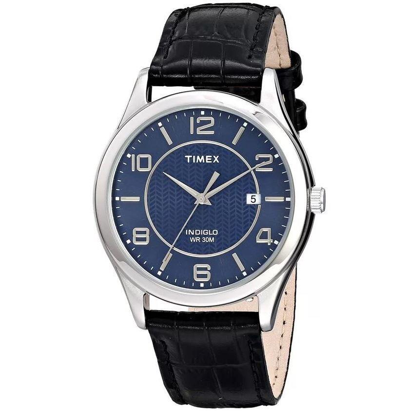 Đồng hồ nam dây da Timex T2P4519J