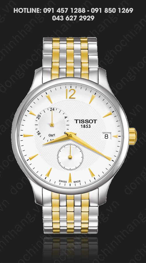 Đồng hồ nam Tissot T063.639.22.037.00 - dây kim loại