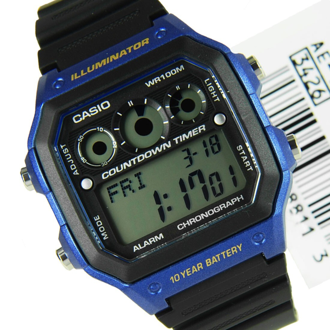 Đồng hồ nam dây nhựa Casio AE-1300WH-2A
