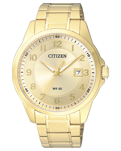 Đồng hồ nam dây thép không gỉ Citizen Quartz BI5042-52P