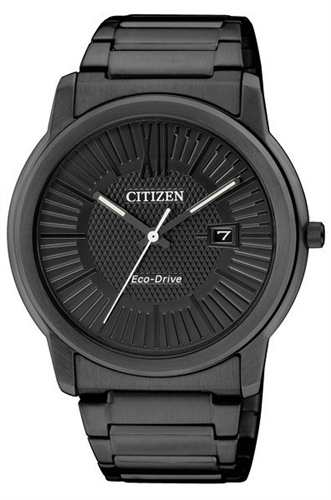 Đồng hồ nam dây thép không gỉ Citizen Eco-Drive AW1215-54E