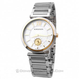 Đồng hồ nam dây thép không gỉ Romanson TM3238JMCWH