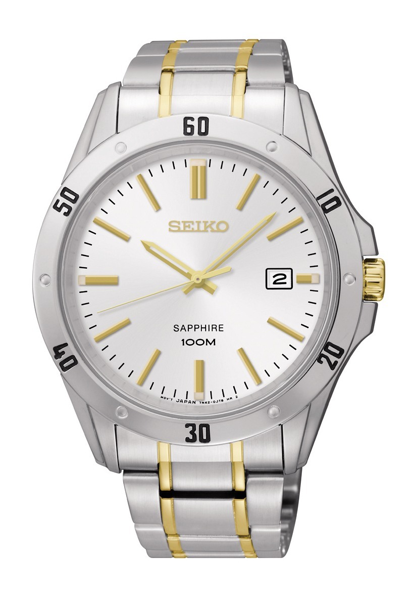 Đồng hồ nam dây thép không gỉ Seiko Quartz SGEG57P1