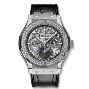 Đồng hồ nam Hublot Classic Fusion Aerofusion Moonphase Titanium 517.NX.0170.LR