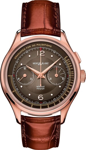 Đồng hồ nam Montblanc Heritage Pulsograph Tobacco Dial
