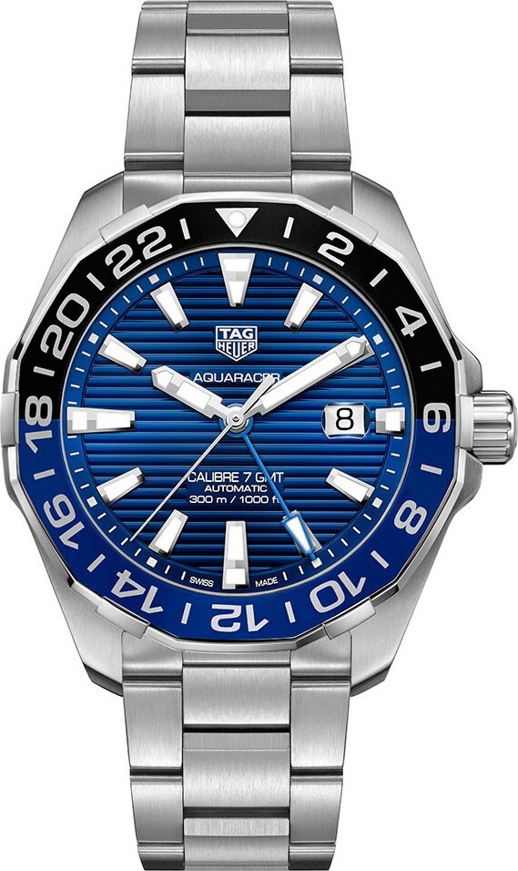 Đồng hồ nam TAG Heuer Aquaracer GMT WAY201T.BA0927 Watch 43mm
