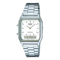 Đồng hồ nam Unisex dây thép không gỉ Casio AQ-230A - nhiều màu