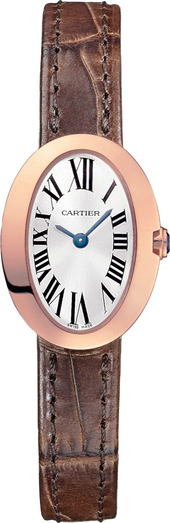 Đồng hồ nữ Cartier Baignoire W8000017 Pink Gold Watch 25.3