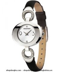 Đồng hồ nữ dây da Romanson RN0391CLWWH