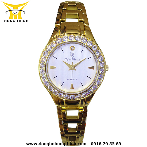 Đồng hồ nữ dây kim loại Olympia Star OP24591DLK