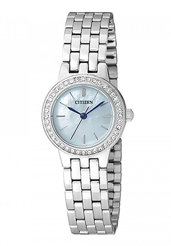 Đồng hồ nữ dây thép không gỉ Citizen Quartz EJ6100