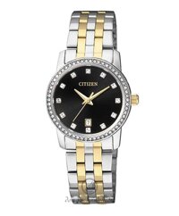 Đồng hồ nữ dây thép không gỉ Citizen Quartz EU6034