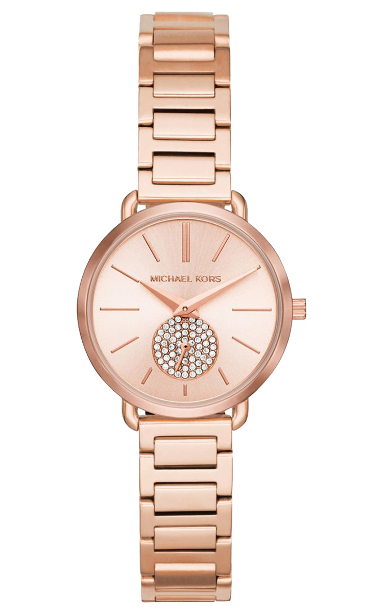 Đồng hồ nữ Michael Kors Liliane MK4651 dây thép không gỉ vàng hồng