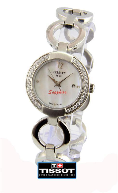 Đồng hồ nữ Tissot T18.524 - dây lắc đính đá