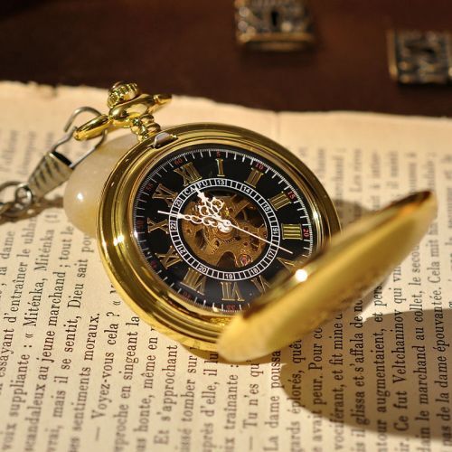 Đồng hồ quả quýt mạ vàng cổ điển