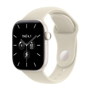 Đồng hồ thông minh Apple Watch Series 12 GPS + Cellular 42mm viền gốm dây silicone