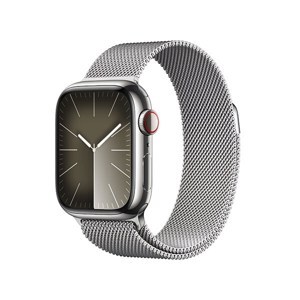 Đồng hồ thông minh Apple Watch S9 LTE 41mm viền thép không gỉ dây thép