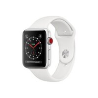 Đồng hồ thông minh Apple Watch Series 3 GPS Cellular 42mm viền nhôm dây cao su