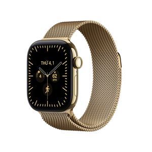 Đồng hồ thông minh Apple Watch Series 12 GPS + Cellular 42mm viền Titanium dây Milan
