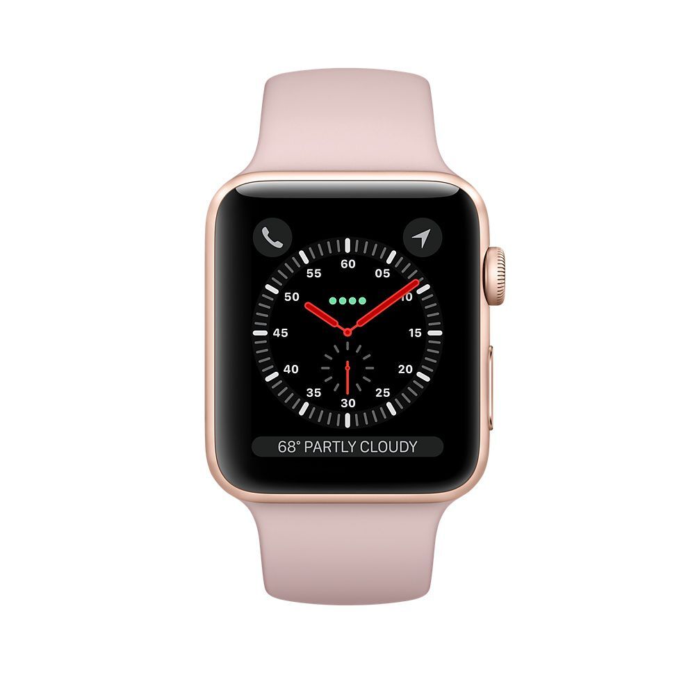 Đồng hồ thông minh Apple Watch Series 3 - 42mm, GPS, viền nhôm dây cao su