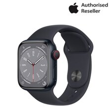 Đồng hồ thông minh Apple Watch Series 8 41mm 4G viền nhôm dây cao su