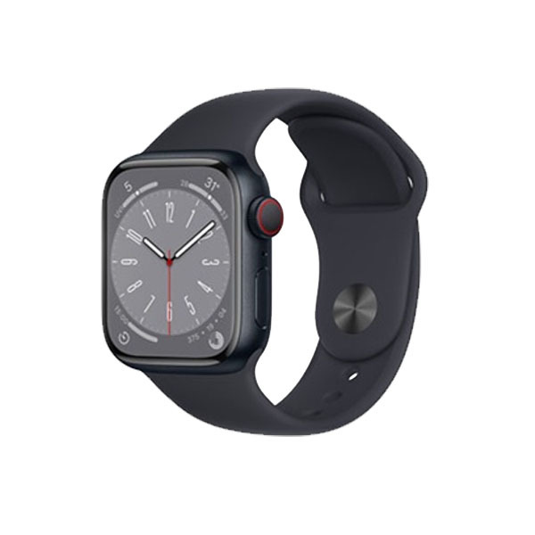 Đồng hồ thông minh Apple Watch Series 8 45mm 4G viền thép dây cao su