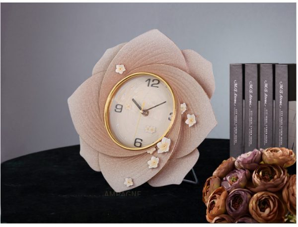Đồng hồ trang trí để bàn và treo tường hoa bát tiên SZB07A-KT32cm