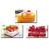 Đồng hồ tranh Bánh ngọt Vicdecor DHT0153