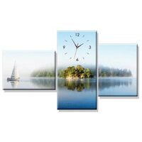 Đồng hồ tranh Bình yên xanh Dyvina 3T-9