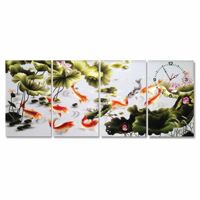 Đồng hồ tranh cữu ngư quần hội Dyvina-4T3050-2