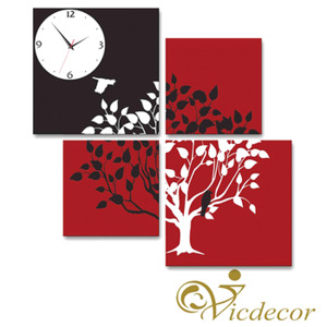 Đồng hồ tranh Đơn sắc Vicdecor DHT0293