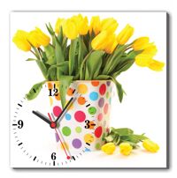 Đồng hồ tranh Hoa tulip vàng Dyvina 1T3030-4
