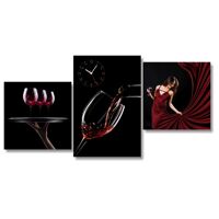 Đồng hồ tranh Nghệ Thuật Rượu Dyvina 3T-12