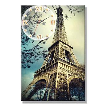 Đồng hồ tranh tháp Eiffel Dyvina-1T4060-6