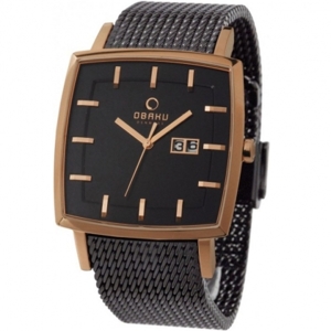 Đồng hồ nam dây thép không gỉ OBAKU V134GVBMB
