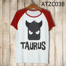 Áo thun tay màu Kim Ngưu ATZC038
