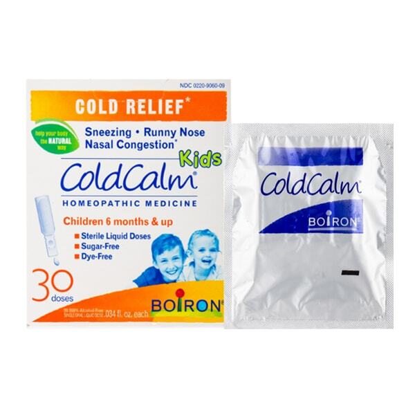 Dung Dịch ColdCalm Boiron dạng Ống cho bé từ 6 tháng tuổi - hỗ trợ cảm cúm, nghẹt mũi, sổ mũi